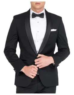 Tailored Tuxedo Regular Jacket Black