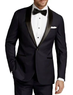 Saunders Tuxedo Jacket Navy