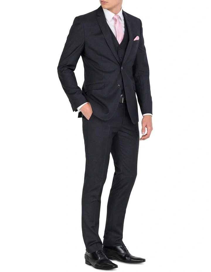 Charcoal Lounge Jacket Regular - Image 5