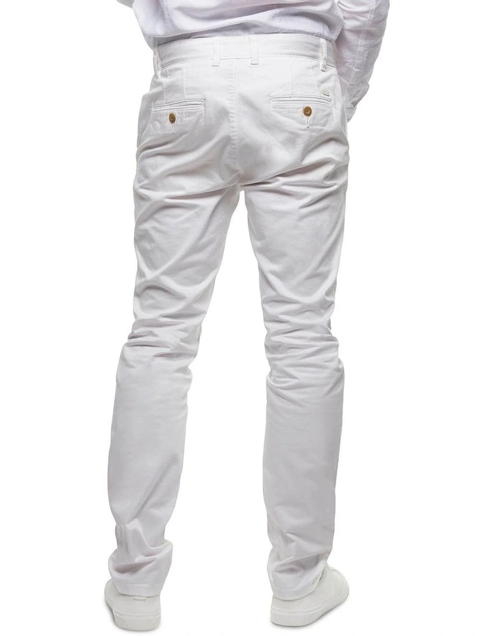 The Regular Cuba Chino Pant Antique White - Image 2