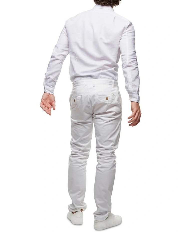 The Regular Cuba Chino Pant Antique White - Image 4