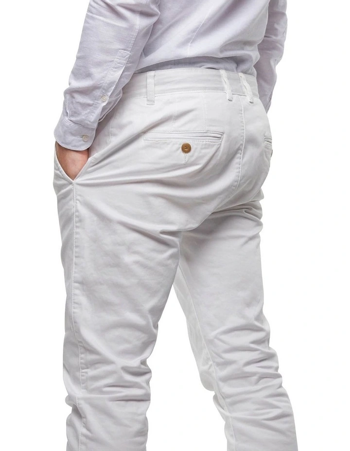 The Regular Cuba Chino Pant Antique White - Image 5