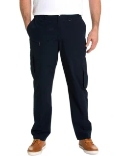 Woodbury Elasticated Waistband Cargo Pant Ink