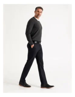 Breckland Stretch Textured Chino Navy