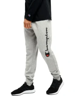 Champion Script Slim Leg Cuff Pant Grey