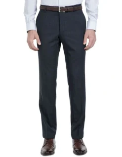 Gibson Slim Fit Navy Caper Trouser FGI610