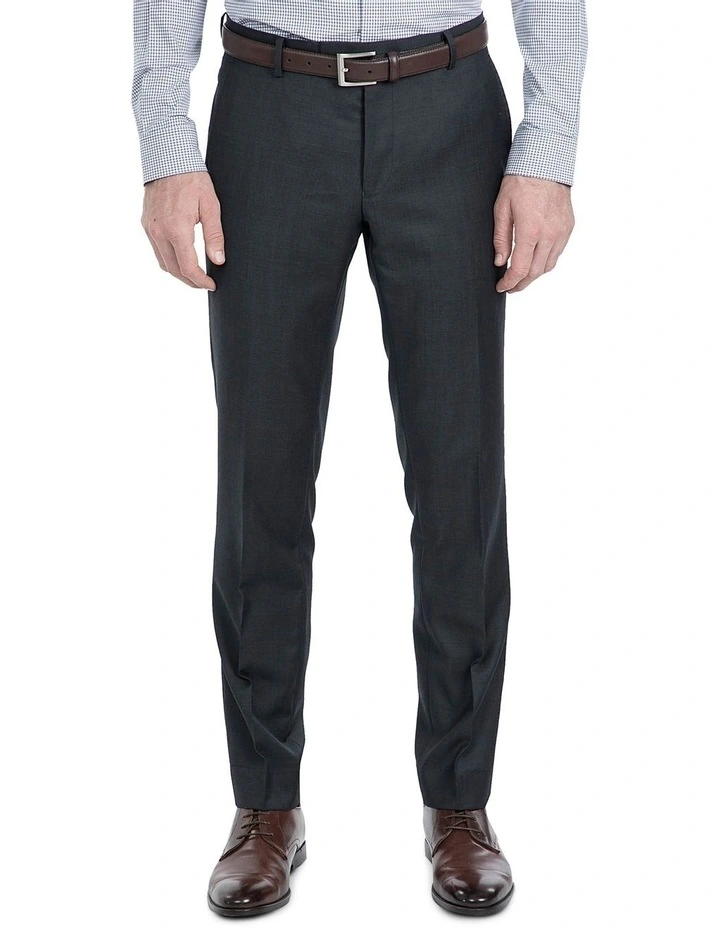 Gibson Slim Fit Charcoal Caper Trouser Grey