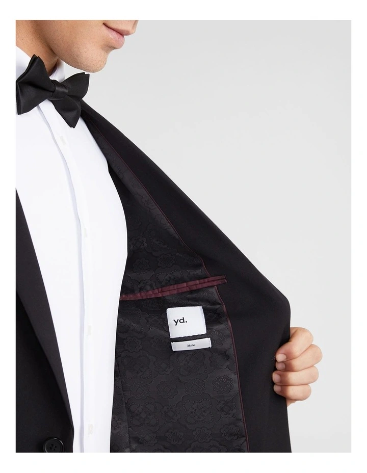 Aston Slim Fit Suit Jacket In Black - Image 3