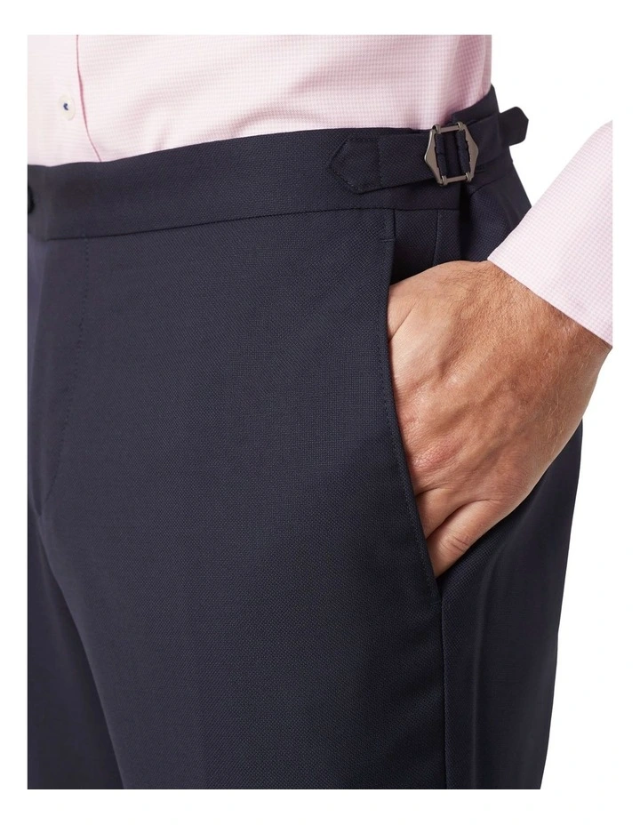Saunders Side Adjuster Trouser Navy - Image 4