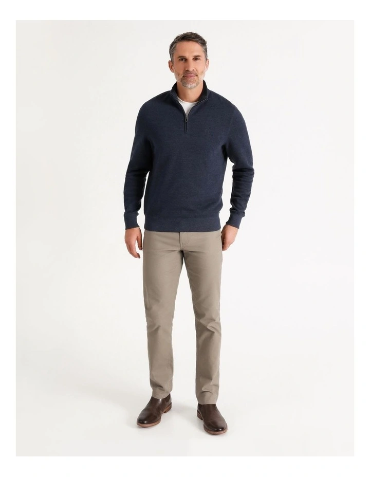 Bloomsbury Quarter Zip Sweat Navy - Image 2