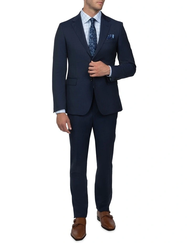 Tailored Fit Stefano Jacket-Blue FCJ351