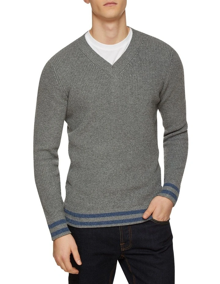 Oxford Porter V-neck Knit - Image 2