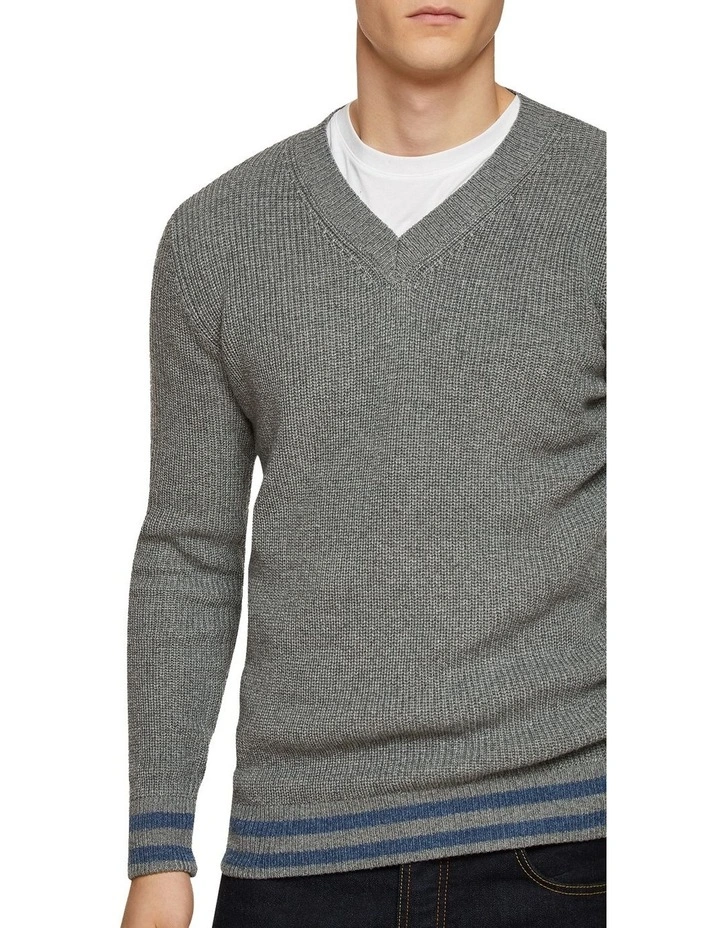 Oxford Porter V-neck Knit - Image 4