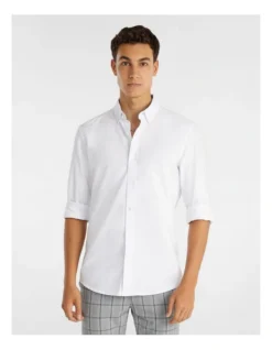 Winston Oxford Shirt In White