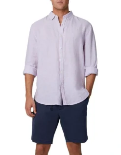 The Palmetto Long Sleeve Shirt Rose/Chambray