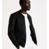Jackson Textured Bomber Black