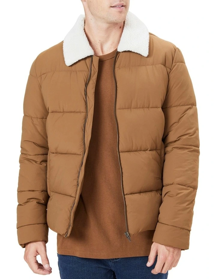 French Connection Sherpa Puffer Jacket