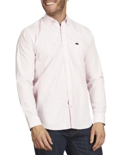 Signature Gingham Long Sleeve Shirt Pink