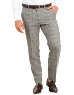 Tailored Fit Fabio Grey Trouser FCJ337