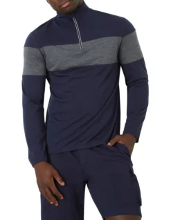 Careys Merino 1/2 Zip Top