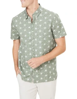 French Connection Geo Print Regular Fit Shirt