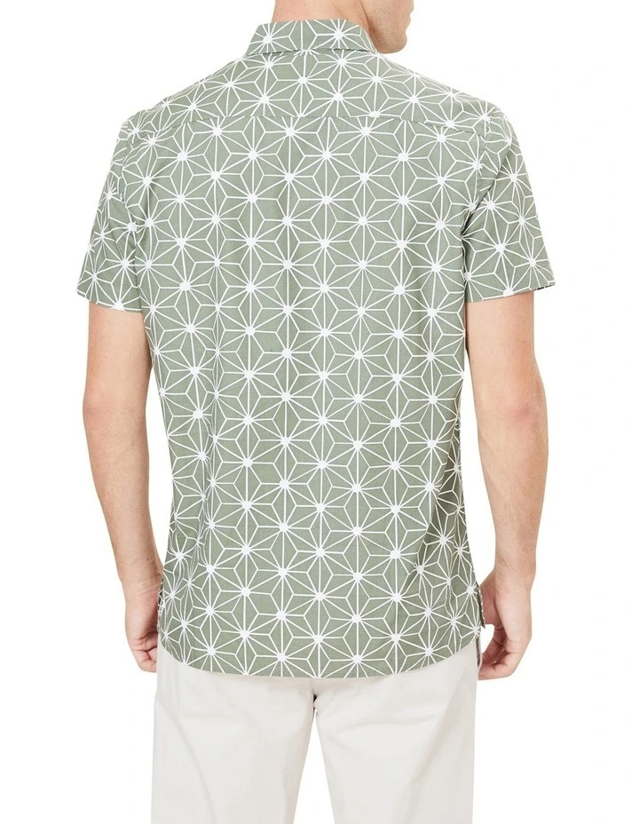 French Connection Geo Print Regular Fit Shirt - Image 3