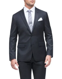 Van Heusen Slim Suit Jacket Charcoal