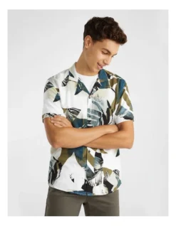 Sebby Viscose Shirt In White