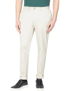 Ben Sherman Organic Cotton Slim Stretch Pants Bone