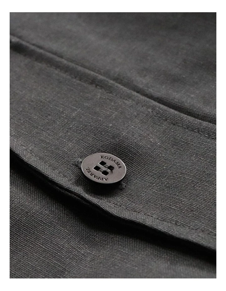 Edo Unisex Long Overcoat - Image 4