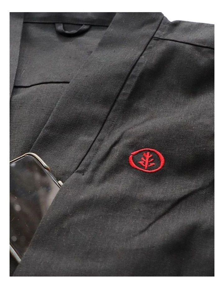 Edo Unisex Long Overcoat - Image 5