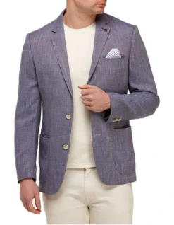 Brooksfield Textured Plain Sportscoat