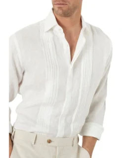 Bradfield Tuxedo Linen Shirt