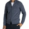 Full Zip Knit Blue