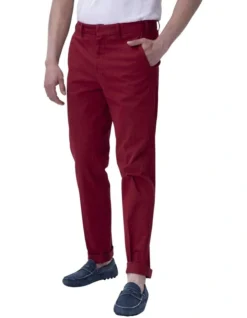 Modern Cotton Chino Red