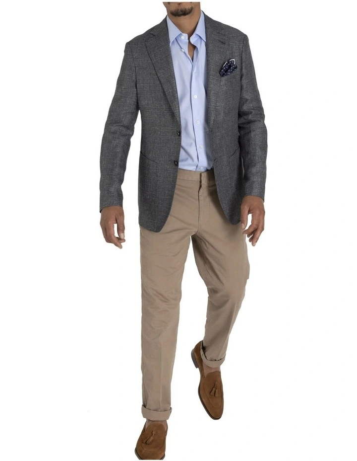 Reda Linen Blaze Short Grey - Image 2