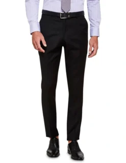 Oxford Hopkins Wool Trousers Black