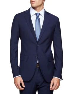 Oxford Travel Auden Wool Suit Jacket Navy