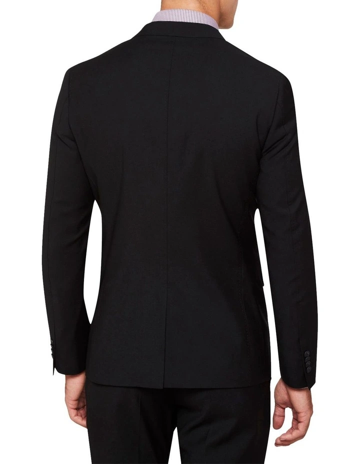 Oxford Travel Auden Wool Suit Jacket Black - Image 3