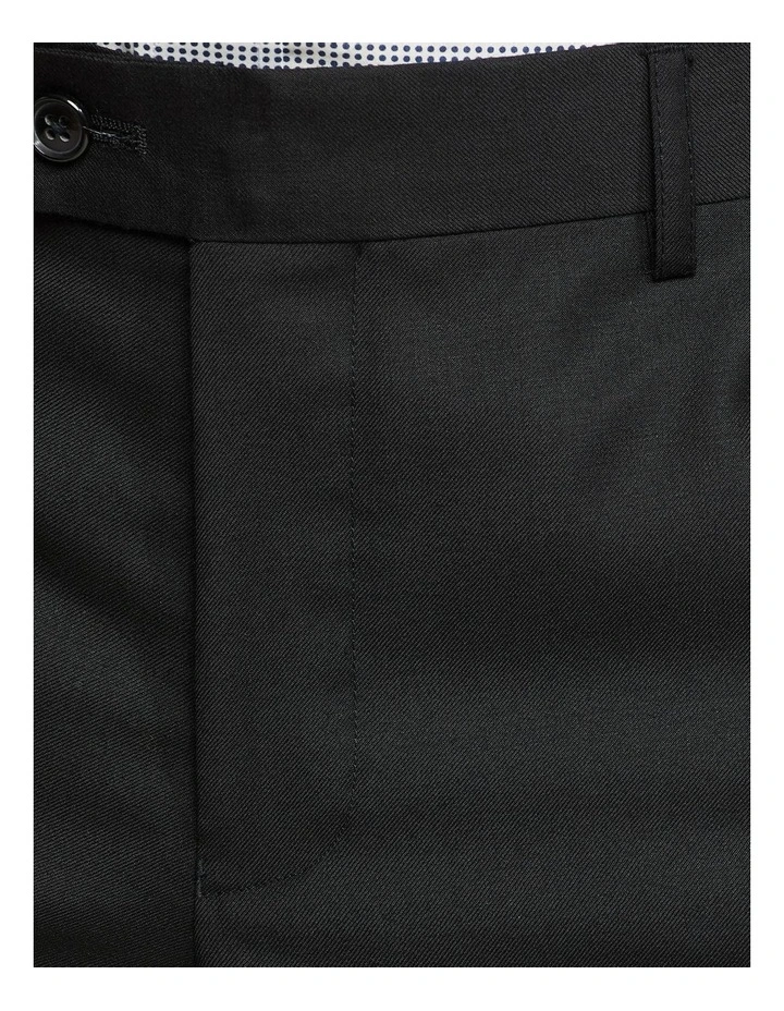 Oxford Dinner Suit Trousers With Side Tape In Black - Image 6