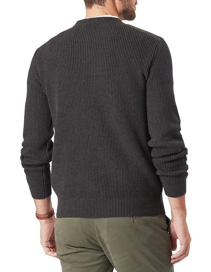 Chunky Fishermans Crew Charcoal - Image 2