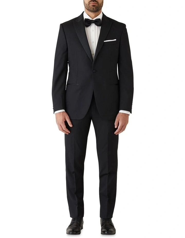 Cambridge Modern Fit Pickford Tuxedo Jacket Black - Image 5