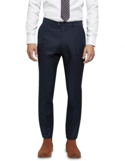 Oxford Hopkins Wool Rich Suit Trousers In Navy