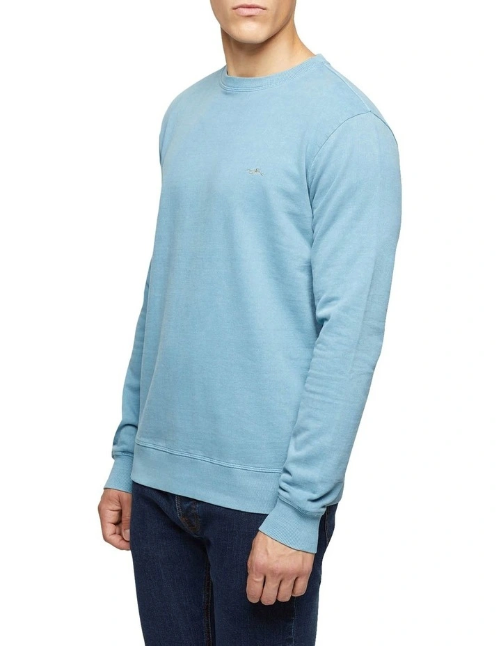 Oxford Lars Jersey Sweatshirt Blue - Image 2