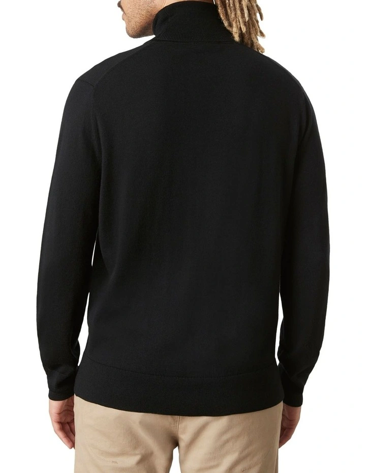 Bakeer Merino Black T-Neck - Image 3