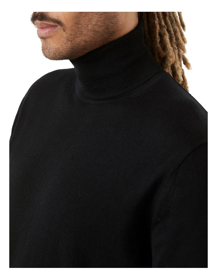 Bakeer Merino Black T-Neck - Image 4