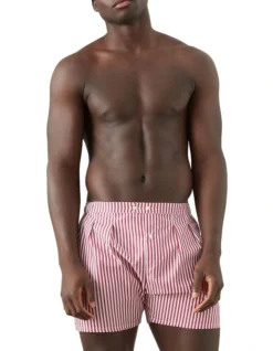 Burnham Boxer Short In Red