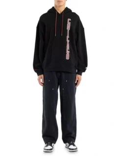 The Retro Chicago Bulls Hoodie In Black