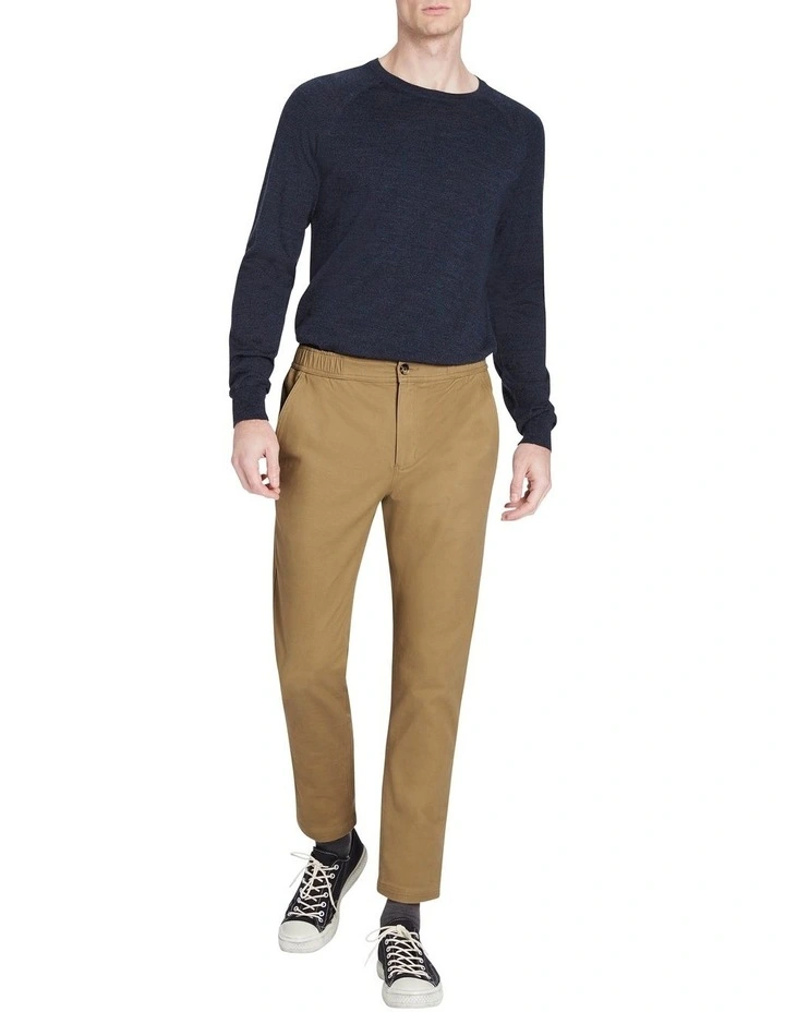 Ronan Tapered Chino In Tan - Image 2