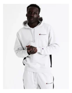 Champion Panel Hoodie In White